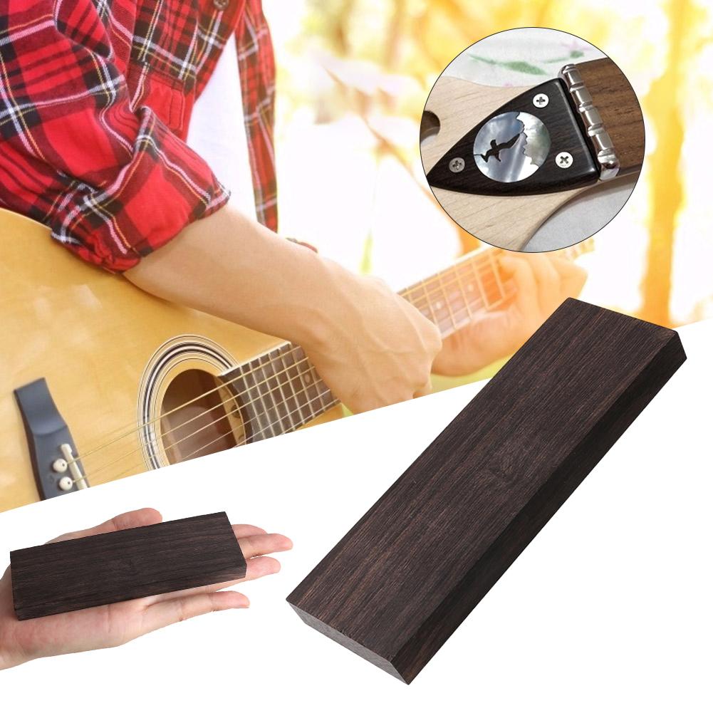Ebenové dřevěné prkno Guitar Accessories 120x40x10/50mm Dřevěný blok Nedokončený dřevěný blok DIY materiál pro hudební nástroj
