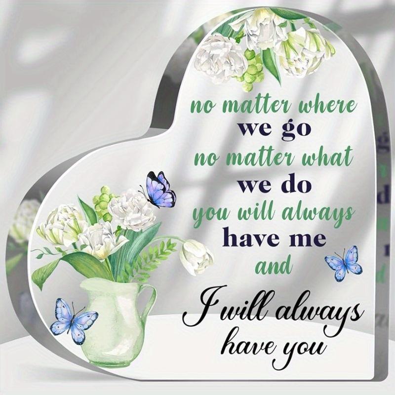 

Friendship Keepsake Heart - Farewell & Birthday Gift for Best Friends чистый