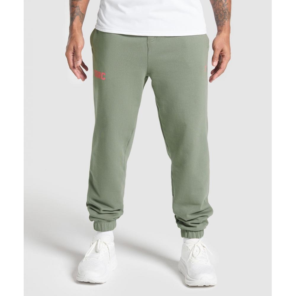 

Gymshark Running Graphic Joggers Unit Green A1b1h Ecjf XS