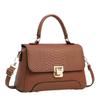 Chic Pu Leather Crocodile Pattern Mini Handbag Stylish Versatile Shoulder Bag For Everyday Use