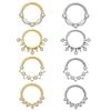European American Body Piercing Jewelry G23 Titanium Alloy Nose Ring Zircon Fashionable Body Piercing Jewelry