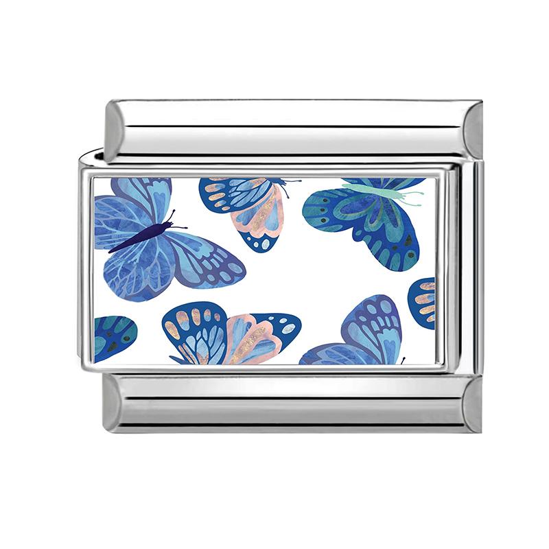 

NEW Fashion DIY Natural Architectural Landscape Series Charm Bracelet Bead Fit 9mm Stainless Steel Bracelet Valentine s Gift