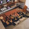 Custom Name Crystal Velvet Rug,Arctic Monkeys Comfortable Anti Slip Floor Mat For Room Decoration