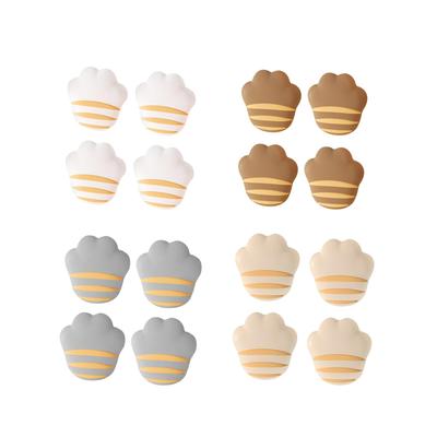 4 Pieces Corner Guards Protectors Paw Print Furniture for Cupboard