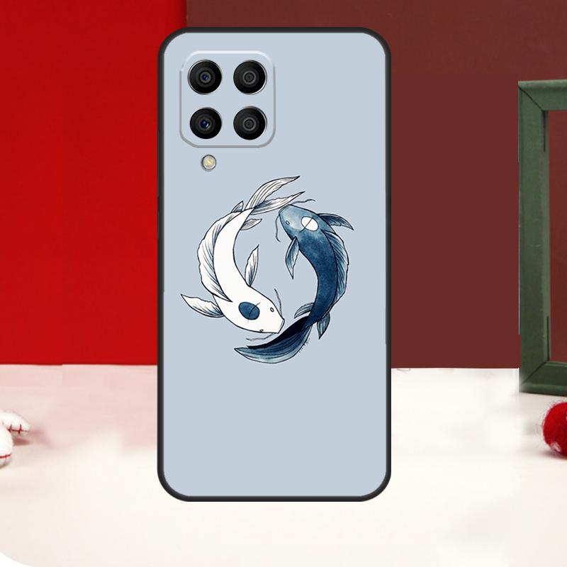 

Koi Fish Yin Yang Case For Samsung Galaxy M11 M21 M31 M14 M34 M54 M12 M32 M52 M15 M13 M16 M36 M56 M53 M35 M55 Samsung M23