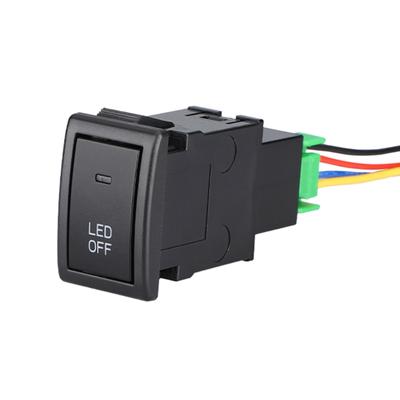 Bouton d'alimentation de phare antibrouillard Interrupteur de phare antibrouillard 12V pour voiture Accessoire de voiture Jimny 2007-2015