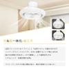 [Forward and Reverse Air Circulation] LED Ceiling Fan with Automatic Oscillating Head, Suitable for 6-8 Tatami Mats (approx. 10 Tatami Mats), 4000