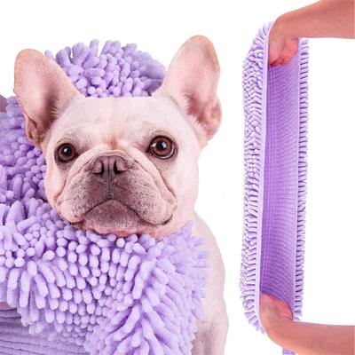 Haustier Weiches Badetuch Hund Katze Chenille Trockentücher Weicher Pflegemassager Saugfähig Schnelltrocknend Für Kleine Mittlere Große Hunde Katzen