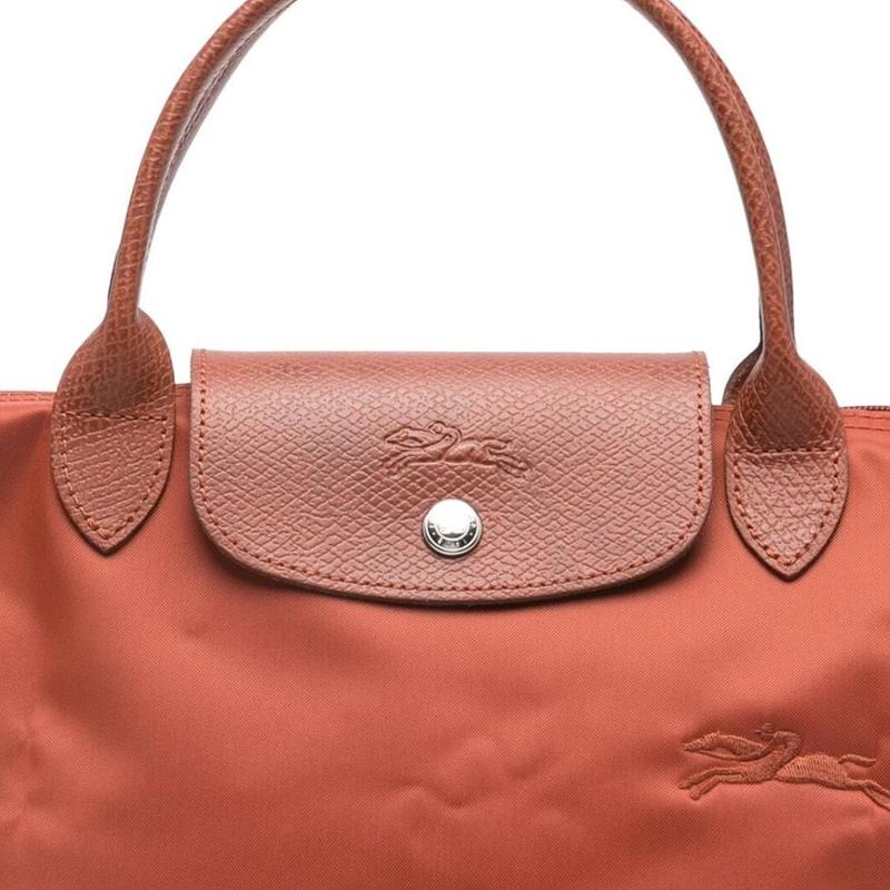Longchamp Le Pliage Small Handbag With Silver Metal Fastening Women handbags Brown L1621919404