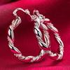Anello Rotondo in Argento Sterling 925 con Gioiello a Corda Intrecciata