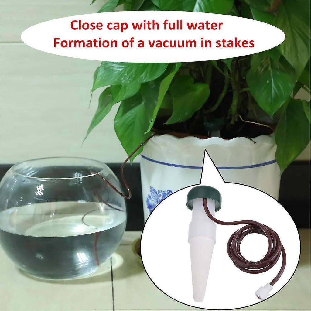 Watering Stakes Automatic Watering System, 10 Pack Plant Self Drip Irrigation Slow Release for Indoor or Outdoor Houseplants