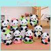 Panda Plush Keychain With Pp Cotton Filling For Backpack Decoration Gift For Kids