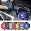 Non-slip Car Water Coaster Cup Carbon Fiber PVC Coaster Mat Accessories For BMW E46 E90 E60 F10 E39 F30 E36 F20 E87 E90 E70 E91 NS1