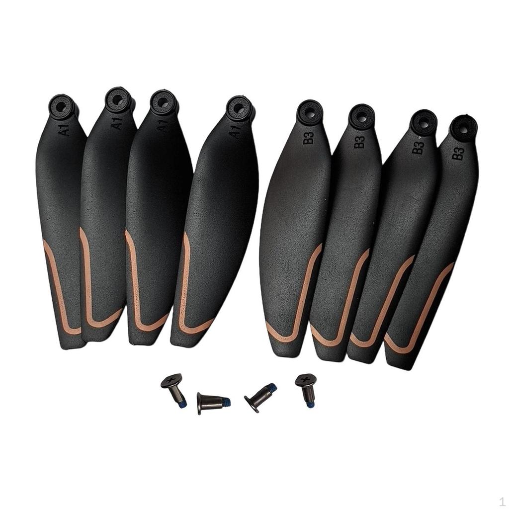 8 Pieces Drone Propellers with Release Portable Lightweight Spare Parts 2.28inch for E88Max S1S M8