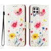 A22 Leather Phone Case For Samsung Galaxy A22 A32 A12 A42 A52 4G A72 A52s 5G Flip Cover Wallet Magnetic Painted Cases Cat Flower