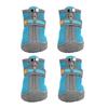 4pcs Mesh Holes Dog Shoes Non Slip Sole Pet Paw Covers Ventilated Puppy Shoes  Dirt Prevention
