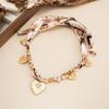 Leopard Print Conch Starfish Necklace Seashell Beads Chain Choker Scarf Necklace  Gold Jewelry