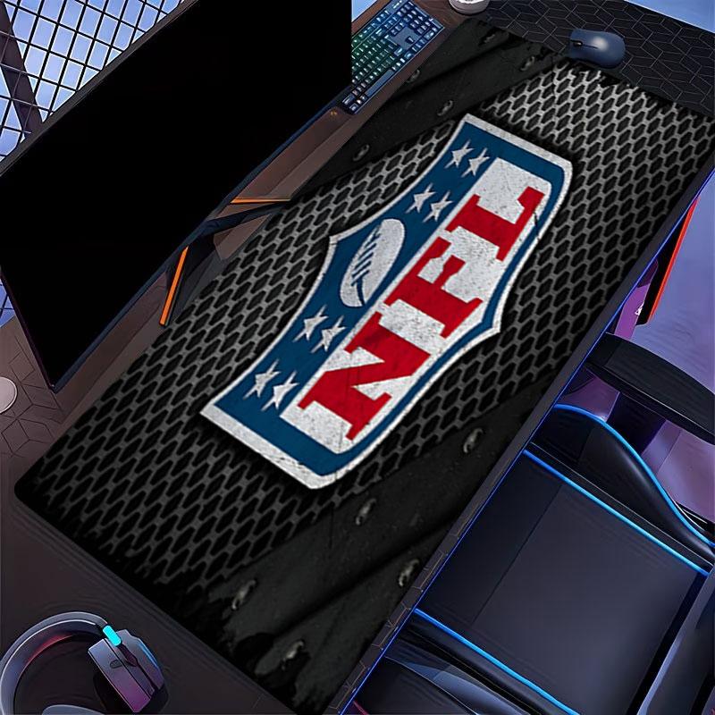 NFL Print Mouse Pad, for Keyboard Pad Laptop PC Mat for Office Home Use, Desk Decor, Perfect Birthday Gift for Gamers