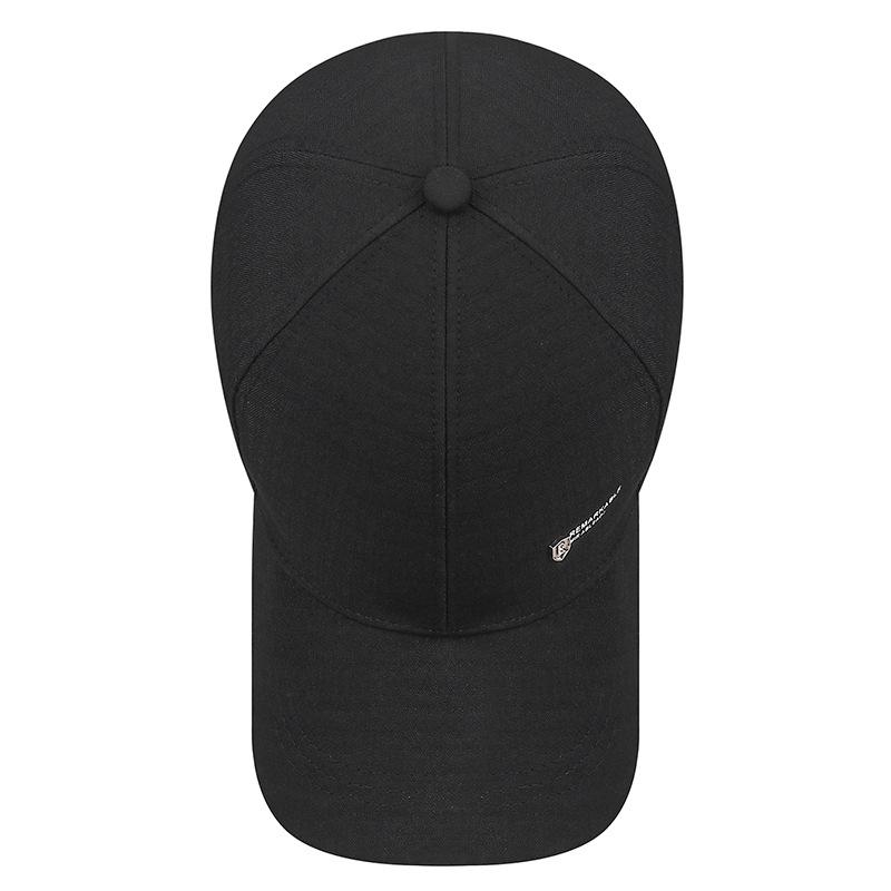 Metal Mark R Letter Men's Sunshade Baseball Hat Sun Protection Adjustable Hat