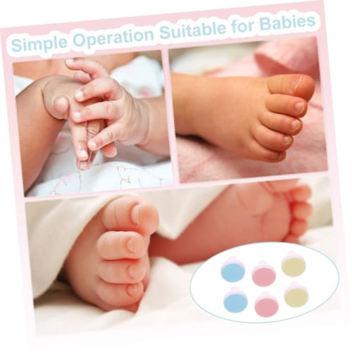 TIDTALEO 6-Piece Replacement Pads for Baby Electric Nail Trimmers, Quiet Nail File Pads