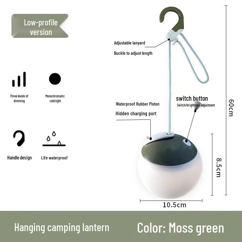 Junkaiwei Portable LED Camping Tent Light