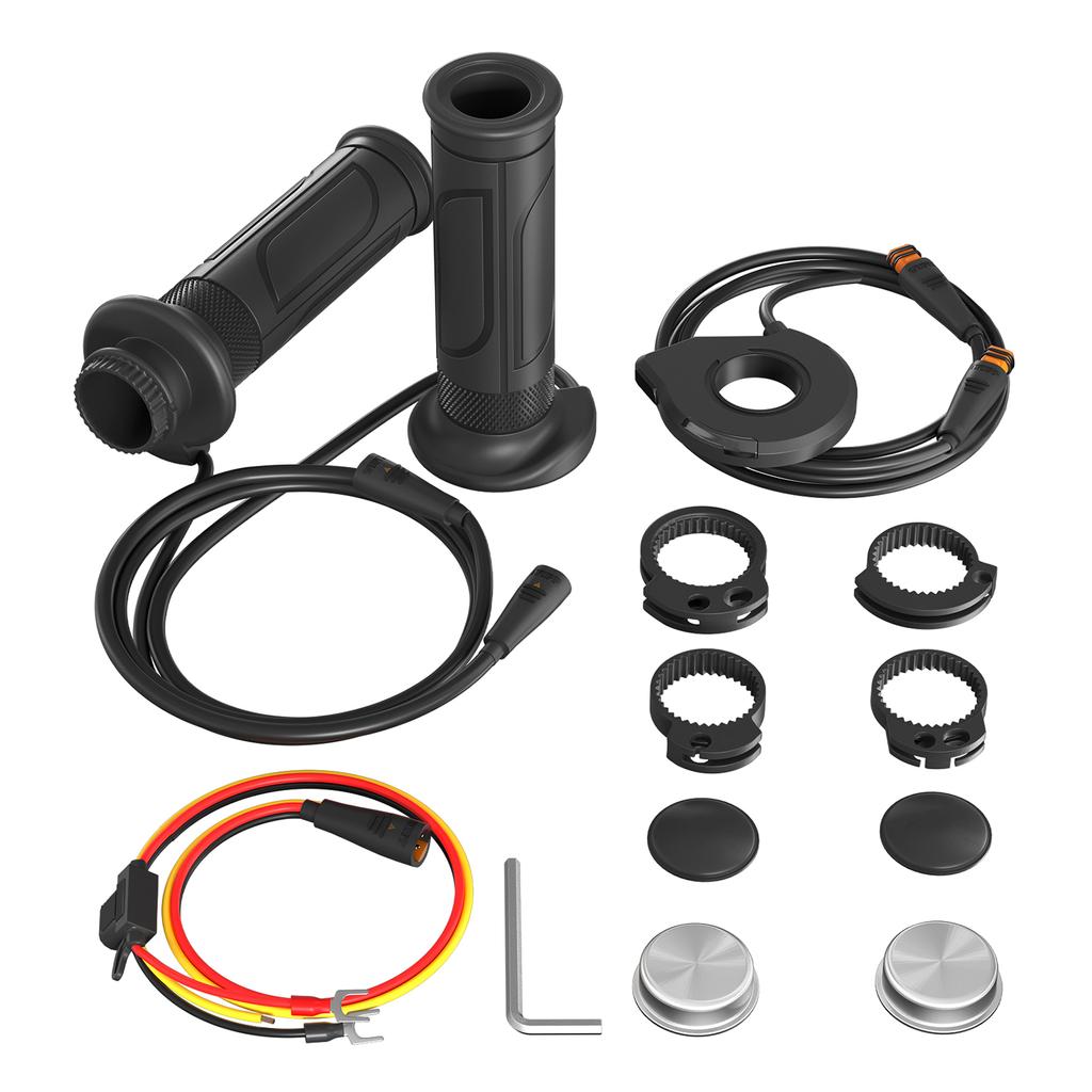 Motorcycles Heated Handlebar Grips Electric Hot Heated Grips Motorbike Heated Hand Grips Handlebar Warmer Memory