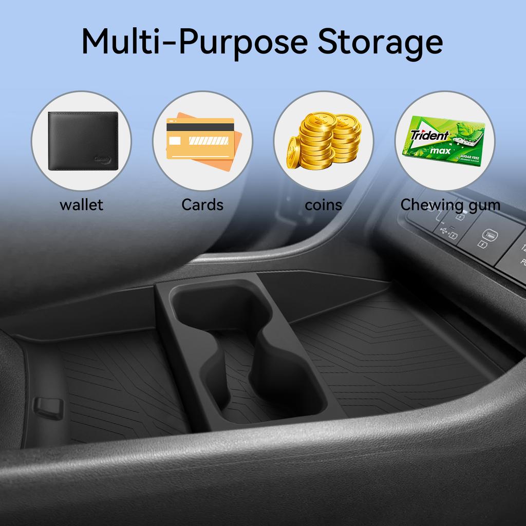 For Hyundai Tucson 2025 Car Center Console Lower Layer Storage Box Accessories Organizer Tray (Only Fit With Gear Shift Version)