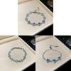 Fashionable Silver Zircon Flower Cuff Bracelet For Women Office Wear Accessory