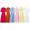 European & American Spring 2025 French Waist-Cinching Slimming Goddess Shirt Dress