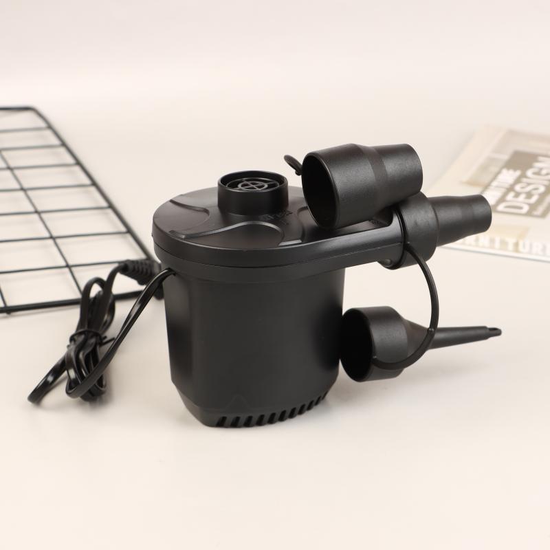 50W Electric Air Pump With 3 Nozzles,Quick 5000Pa Air Pump Inflator Deflator For Air Mattress Beds Pool Toys Raft Vacuum Bag