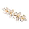 Elegant Rhinestones Cat Eye Spring Hair Clip For Women Girls Daily Use Delicate Floral Design Secure Grip Barrettes