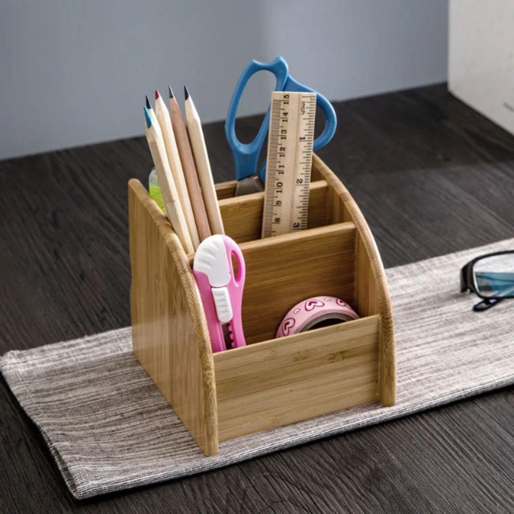 Wooden Creative Desktop Drawer Varnished Wood Multifunctional Shelf  Office Supplies