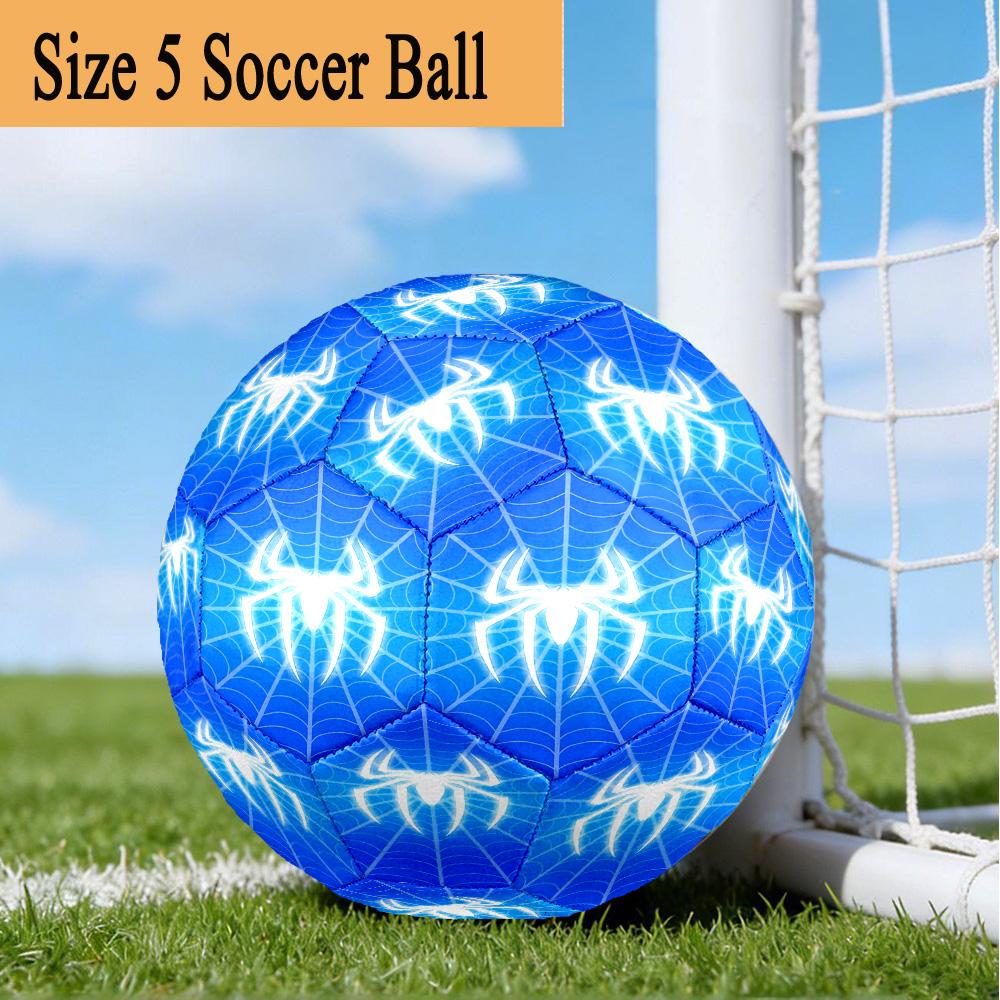 1PC Spider Web Size 5 Soccer Balls, Anti-Slip, Outdoor Sport, a Unique Gift, Birthdays, Christmas gifts Valentine'S Day gifts A8
