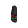 Gucci Slide 'Interlocking G - Black Red Green' 655265 JFA00 8815