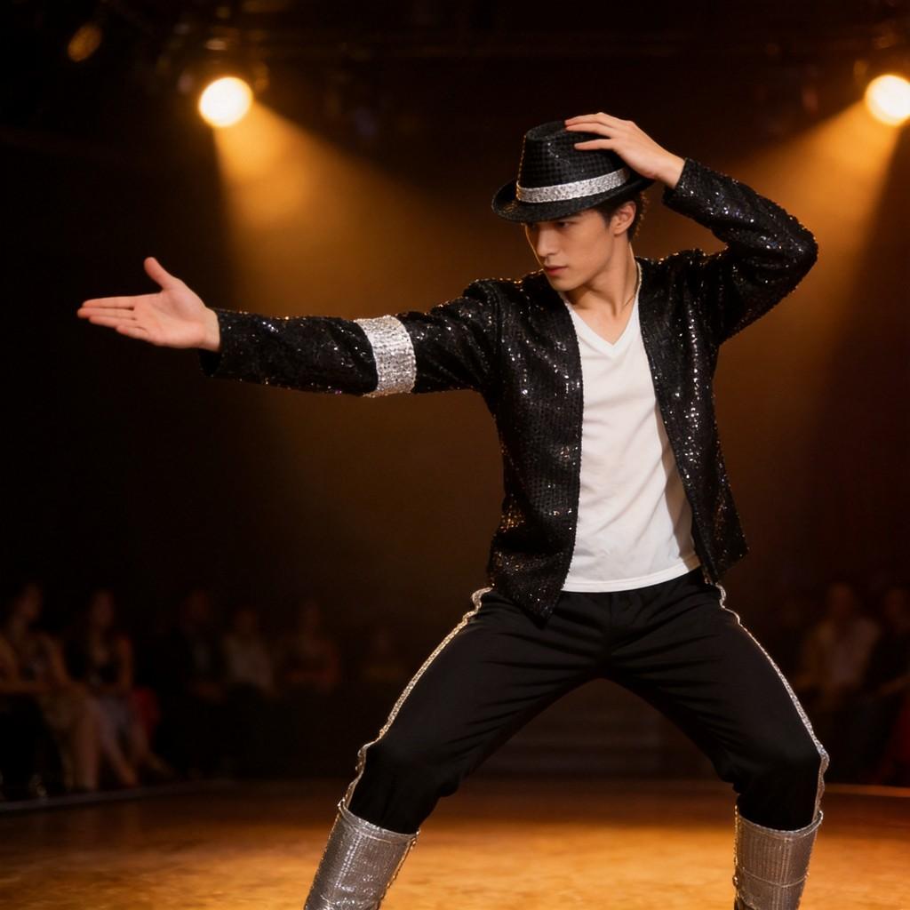 Michael Jackson Performance Costume With Sequined Stage Outfit For Kids And Adults