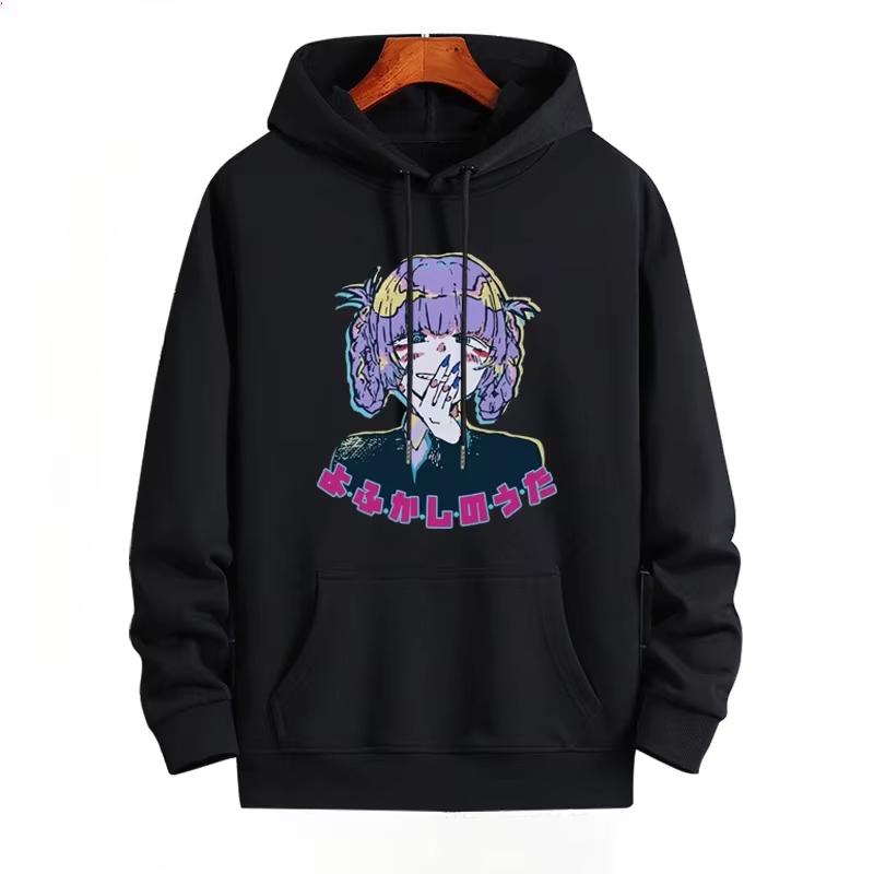 Call of The Night Nazuna Nanakusa Y2K Anime Lustiger Hoodie Hip Hop Grafik Sweatshirt Herrenpullover Streetwear Modekleidung