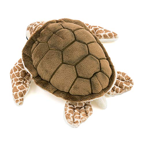 Colorata Loggerhead Sea Turtle Plush Toy (S Size/Soft Touch) Realistic Turtle Marine Animal Toy Doll Gift Present Birthday (Twice Checked) / Christmas