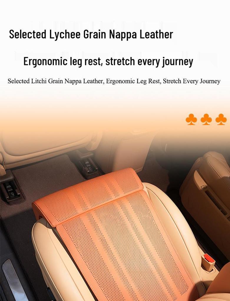 High-Grade Breathable Car Seat Cushion with Extended Leg Support