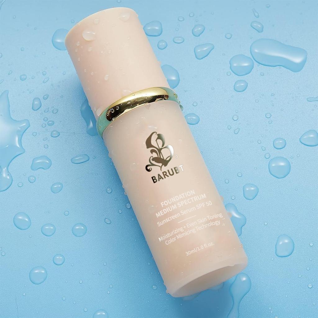 Mid-spectrum Temperature Change Foundation Face Lasting Concealer Natural Light SP50 + Sunscreen Value