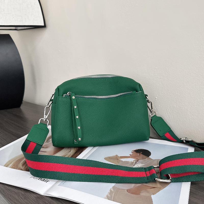 Leather Broadband Shoulder Bag TOO First-layer Cowhide Messenger Bag Niche Versatile Camera Bag Women's Bag