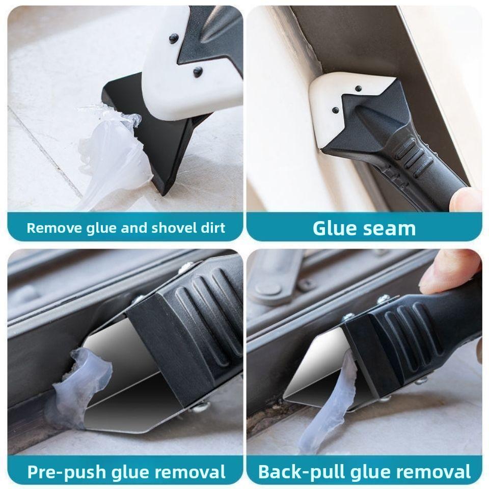 5 In 1 Caulk Remover Tools Kit Grout Removal Tool Sealant Finishing Tool Glue Angle Scraper Tool For Window And Sink Renovations