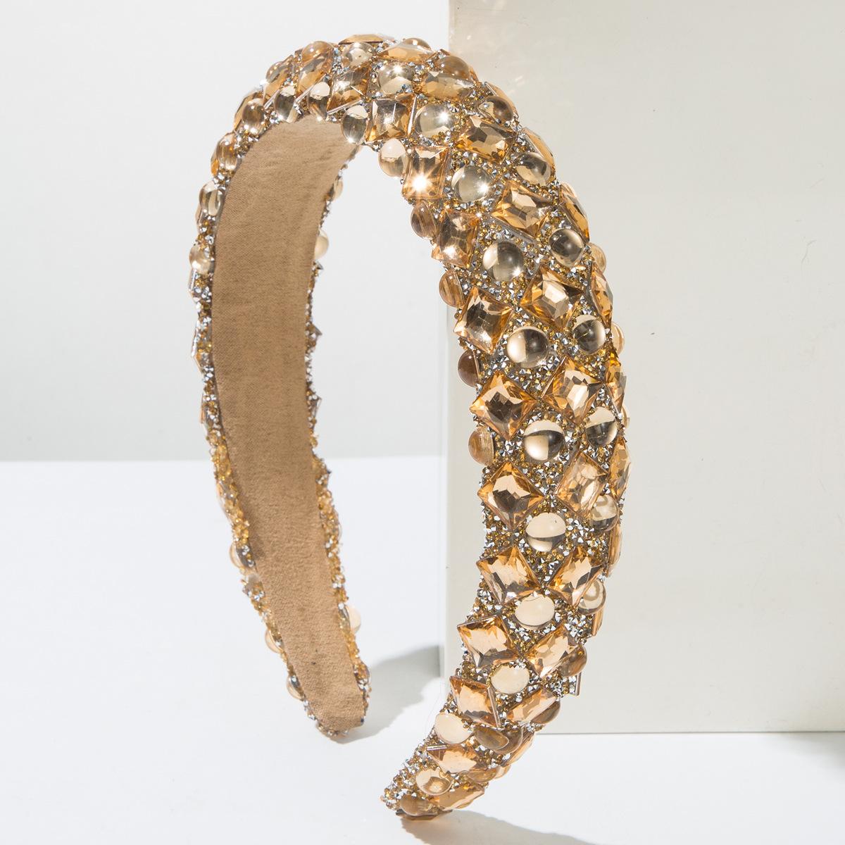 

Корейская мода смола жемчуг тяжелая промышленность роскошь высокое чувство полный бриллиант повязка на голову темперамент аксессуары для волос