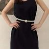 Large Pearl Waist Chain Gold Silver Plastics Women's Elastic Belt With Ecoration All-Match Skirt Fashion Casual Luxury Design