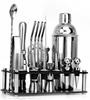 Yoseka Cocktail Shaker 20-Piece Set, 550ml Stainless Steel, Cocktail Set for Bartenders, Beginners, Professionals, and Home Use