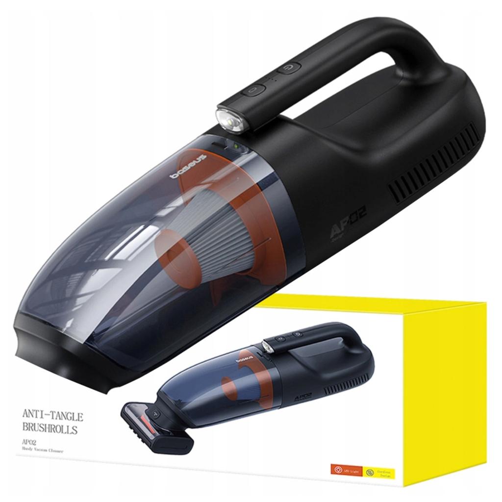 Bezprzewodowy Odkurzacz Ręczny Baseus Ap02 6000Pa (Czarny)