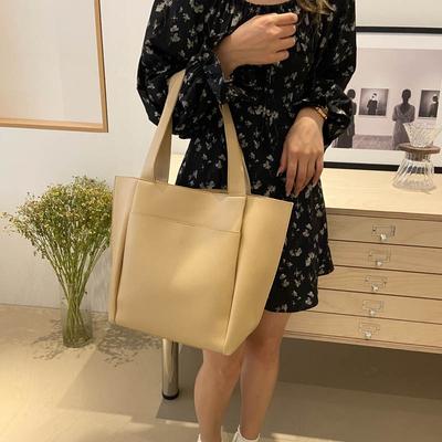 Large-capacity Simple Women's Bags, New Trendy Fashion Handbags, Simple Retro Atmospheric Women's Shoulder Bags