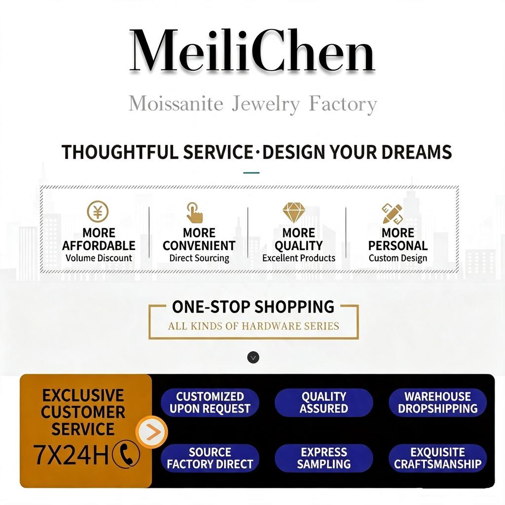 Fine Jewelry Engagement Ring for Women 925 Sterling Silver Pass Diamond Tester 0.1CT Moissanite Ring With Certified