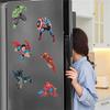6pcs/Set Hero Series Diamond Painting Magnets for Refrigerator Diamond Art Fridge Magnets for Adults Diamond Art Refrigerator Magnets Kits