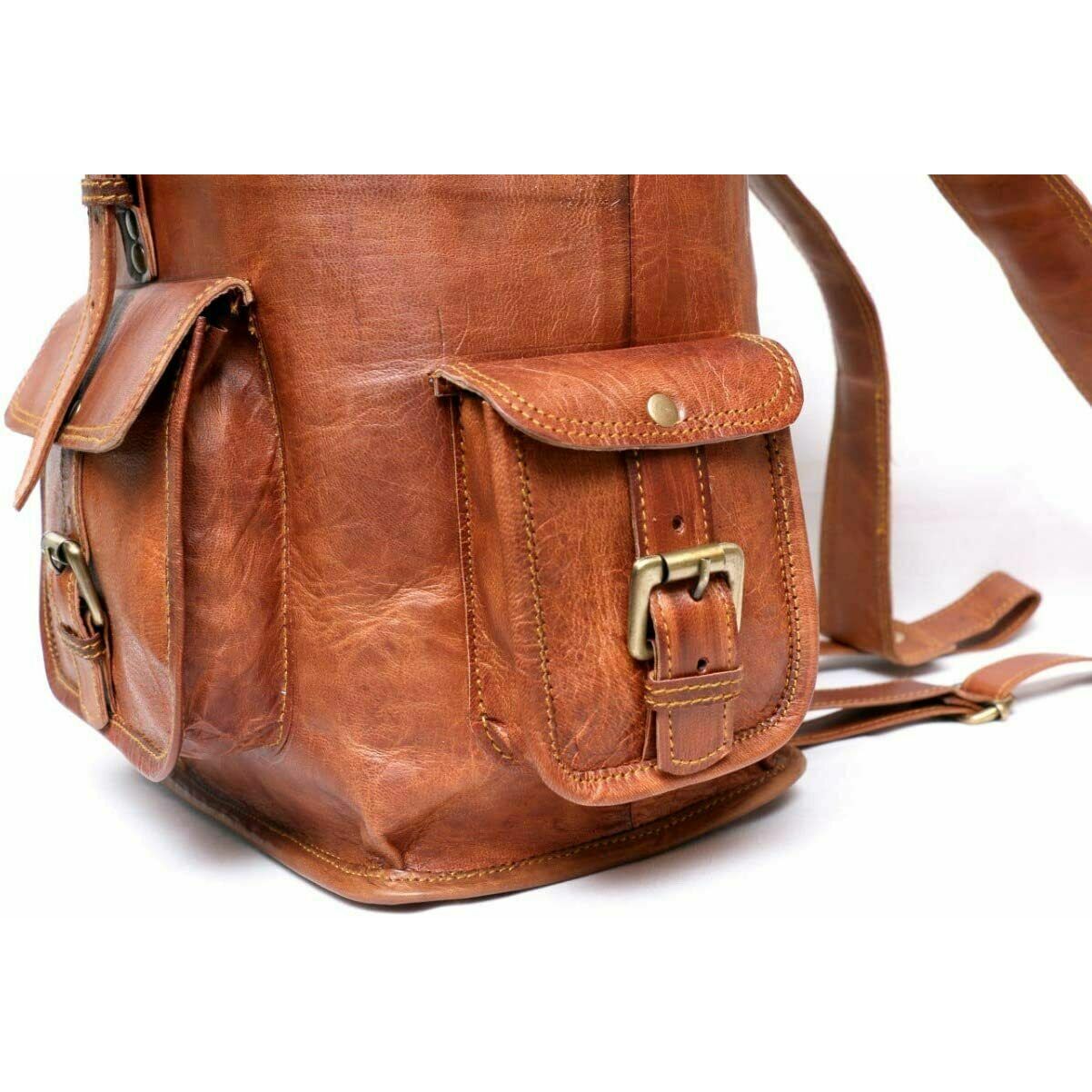 Кожаный рюкзак из козы — фото 3