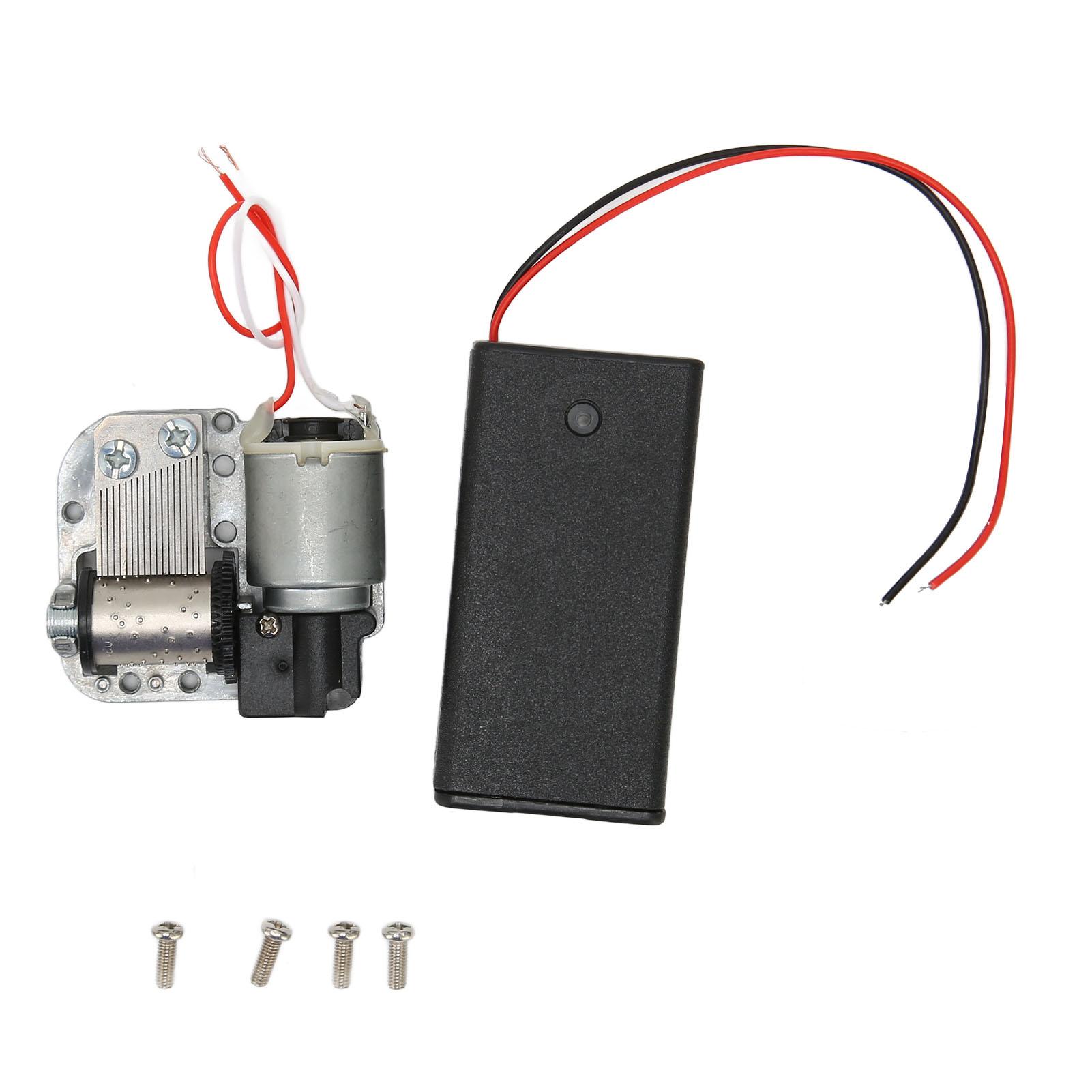 

18-нотный музыкальный механизм с батарейным питанием Amazing Grace DIY Clockwork Music Box для музыки